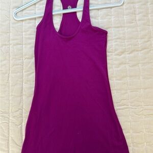 Lululemon Athletica Fitted Pink Sleeveless Tank Top